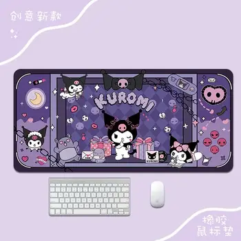 Kreslená Kawaii HelloKitty Kuromi Lotso kolem roztomilé podložky pod myš velká studentská kancelářská silná odolná podložka pod počítačovou hru 10 nejlepší prodej roztomilé podložky na stůl - №2