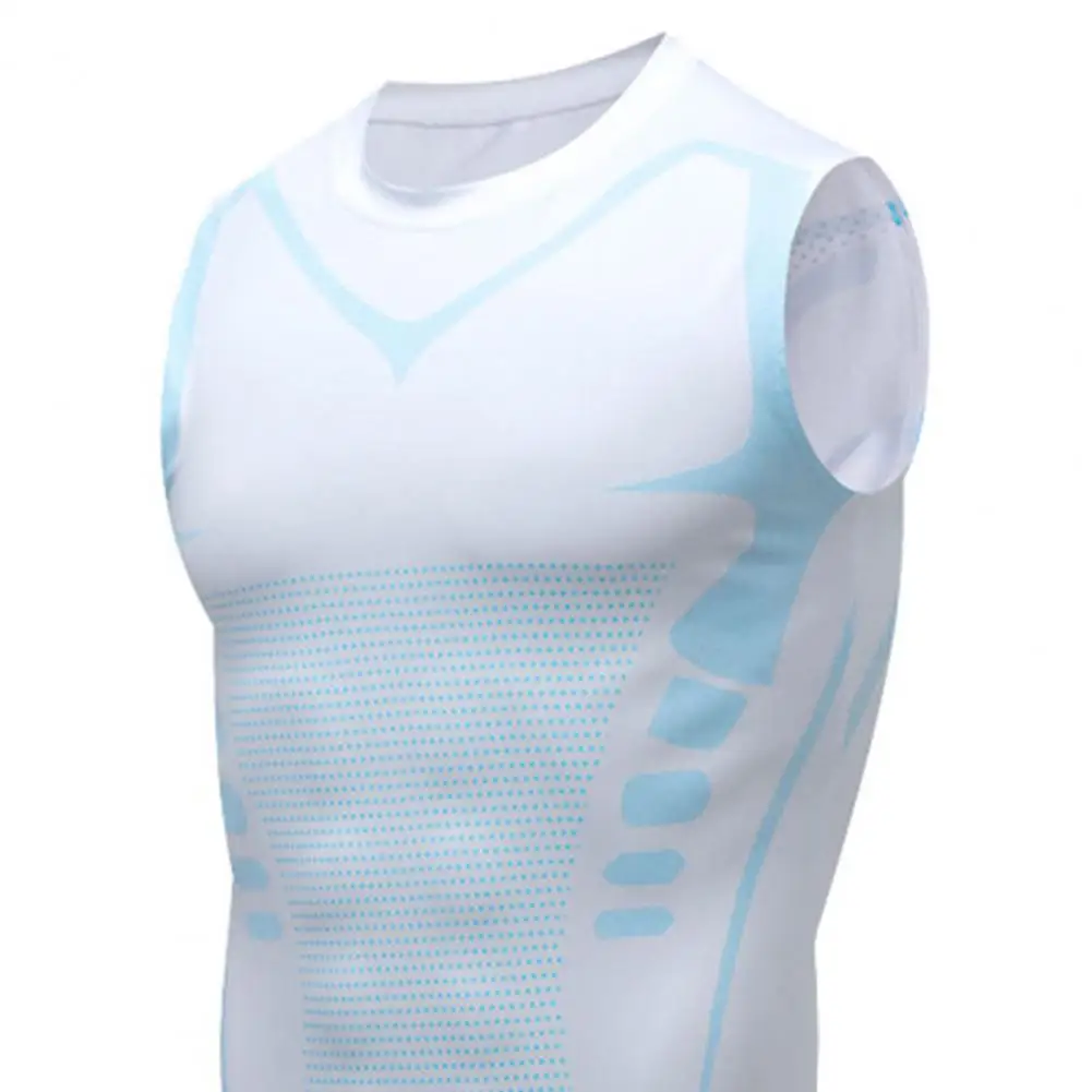 Muscle Sculpting Shirt Men Fitness Compression Wear Body Shaping Undershirt Breathable Gym Shirt for Fitness Blood Circulation