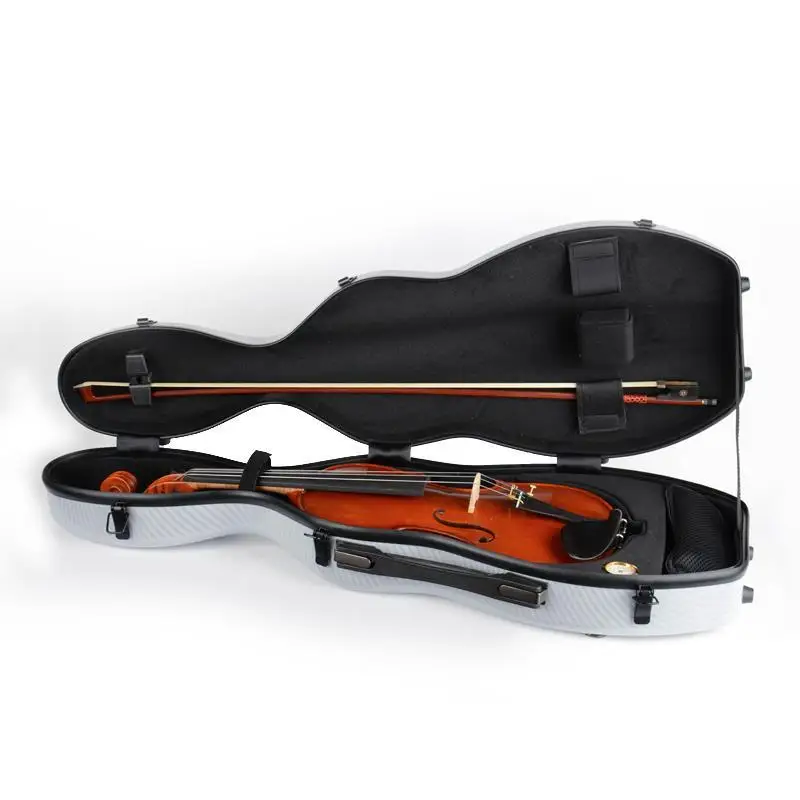 4/4 Violin Box Lightweight Violin Storage Box Waterproof Drop-resistant Violins Handheld Backpack String Instrument Accessories