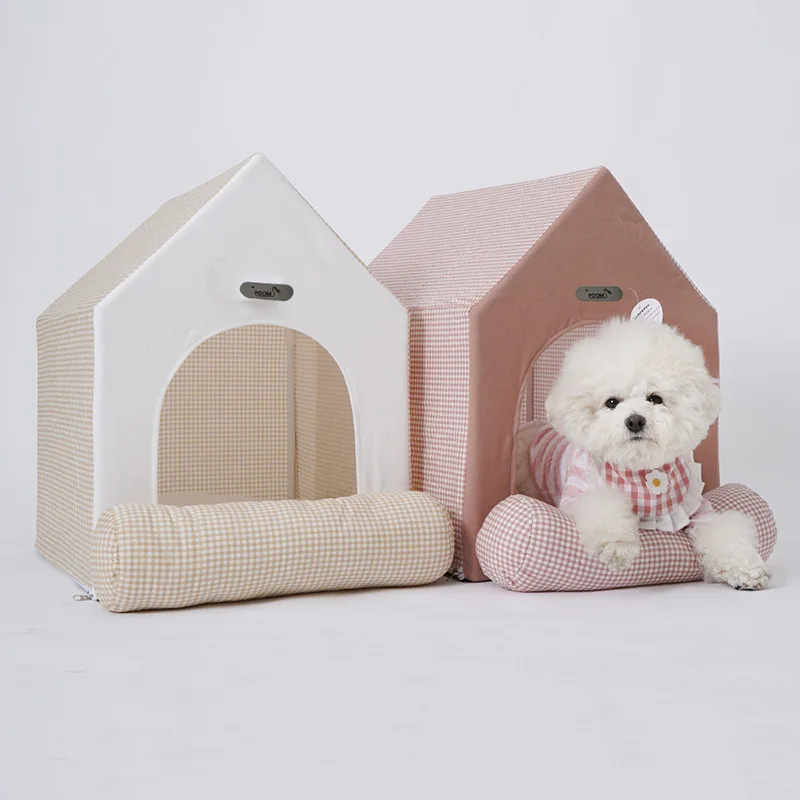 

Detachable wash dog house Dog house four seasons general large space breathable fully enclosed pet tent dog kennel cat kennel