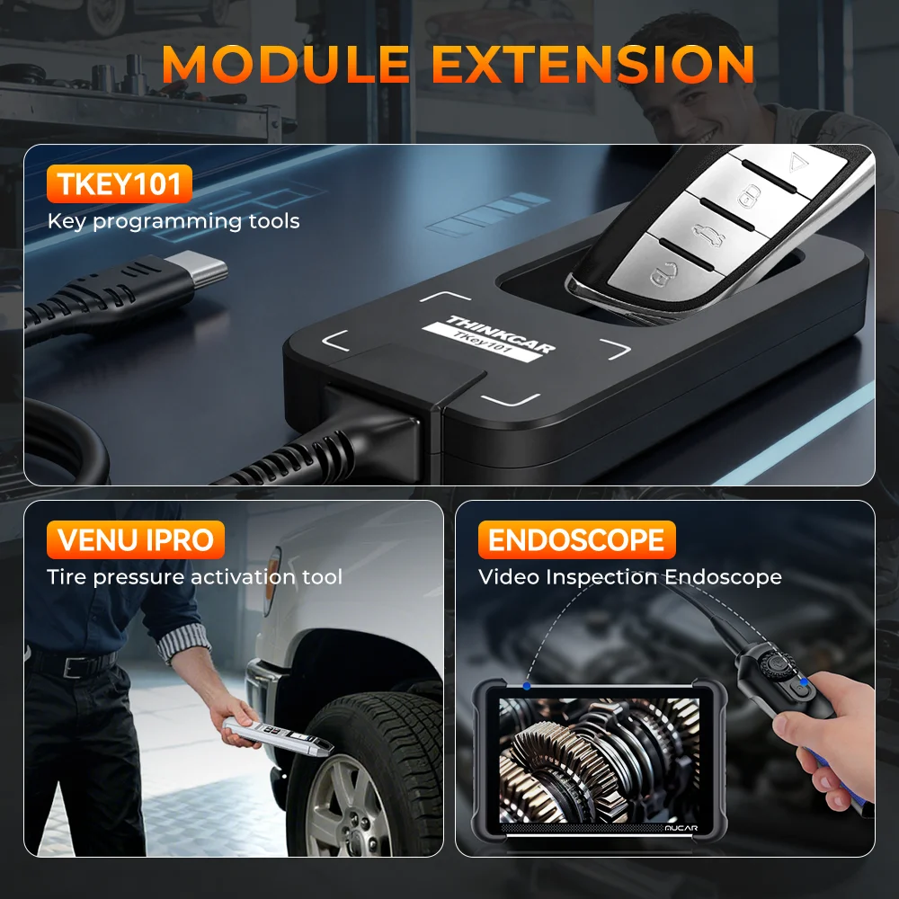THINKCAR THINKSCAN 689BT PRO Topologie-Schlüsselprogrammierer Kfz-Diagnosegerät J2534 Bidirektionaler Auto-OBD2-Scanner ECU-Codierung – Detail 14