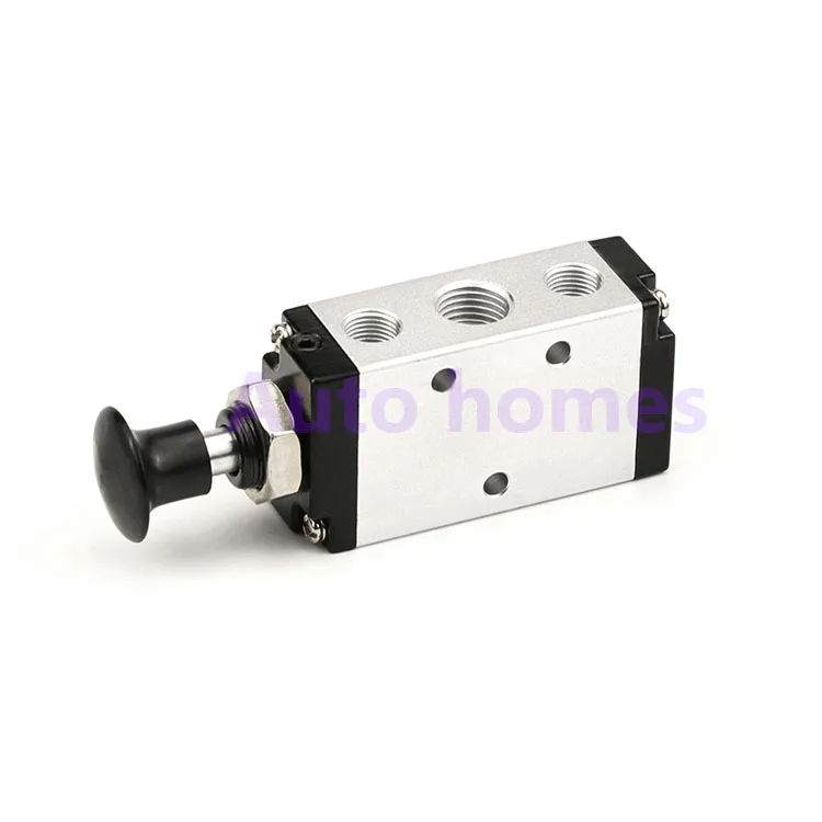 

5 way 2 position Manual control valve 4R110-06 4R210-06 4R210-08 Port 1/8" 1/4" BSP Pneumatic Solenoid Valve