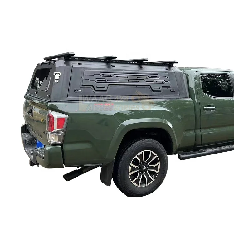 

New Good Selling Aluminum Truck Canopy Steel Camper Shell for Tacoma Pickup Truck Bed Upgrade Accessories Model NP300
