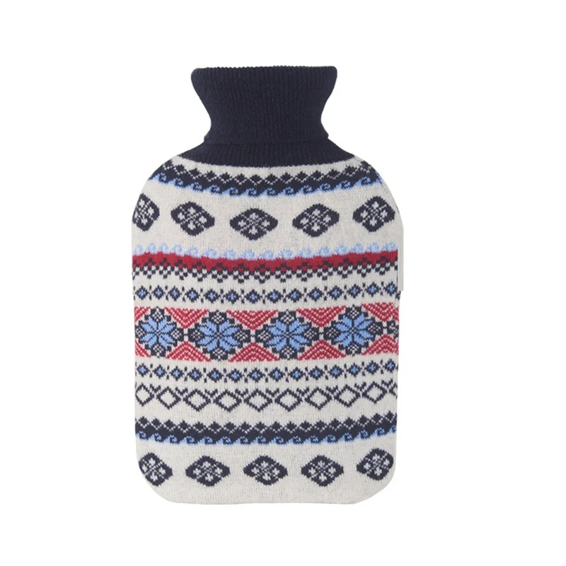 

A24F-Hot Water Bottles Washable Removable Large Protective Hot Water Bottle Cover Coral Fleece Hot Water Bag