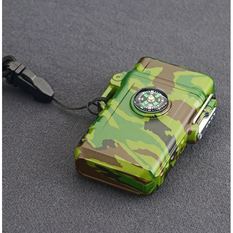 Outdoor Camping Sports ABS long time seal windproof waterproof Jet torch flame cigar butane Inflatable gas cigarette lighter