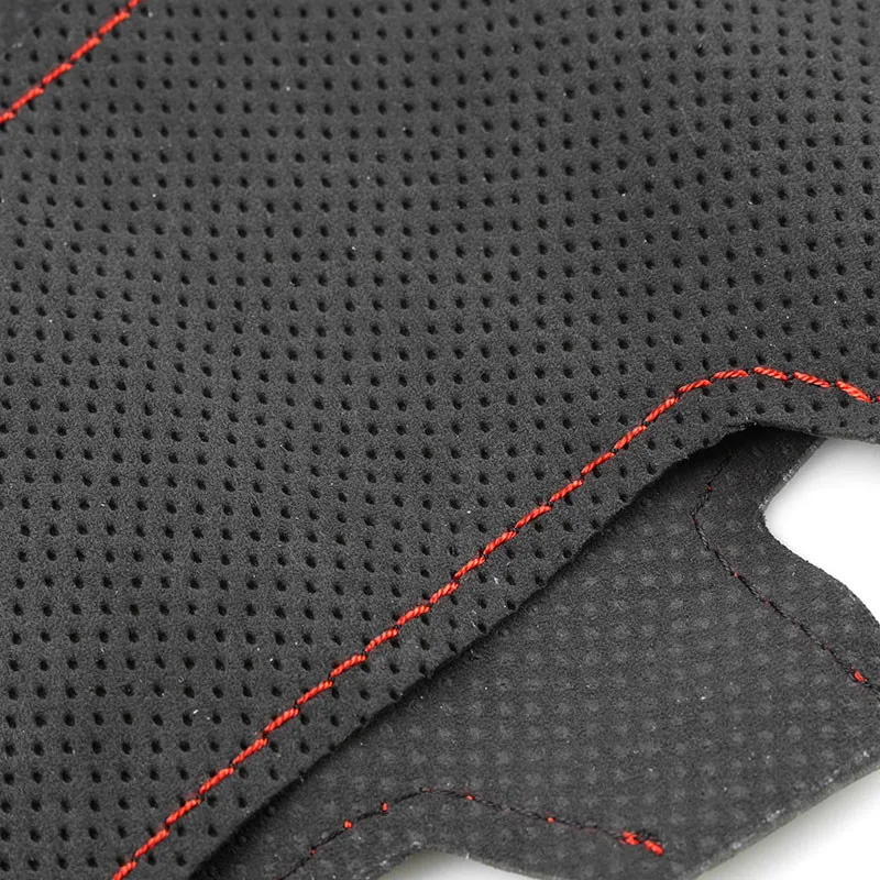 Suede Perforated Leather Steering Wheel Cover Trim For BMW M Sport F20 F21 F45 F22 F23 F33 2014-2019 F10 F12 F06 F13 2013-2017