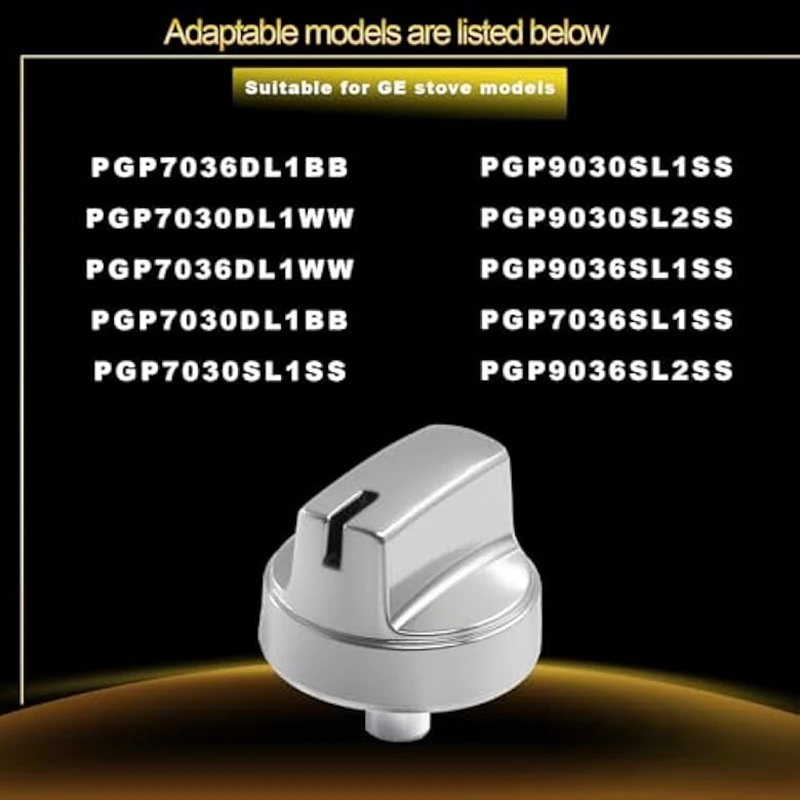 AU-1Pc WB03X29354 For Gas Stove Knobs,Stove Top Knob Replace For WB03X29354 AP6327766 4585908,Profile Stove Knobs