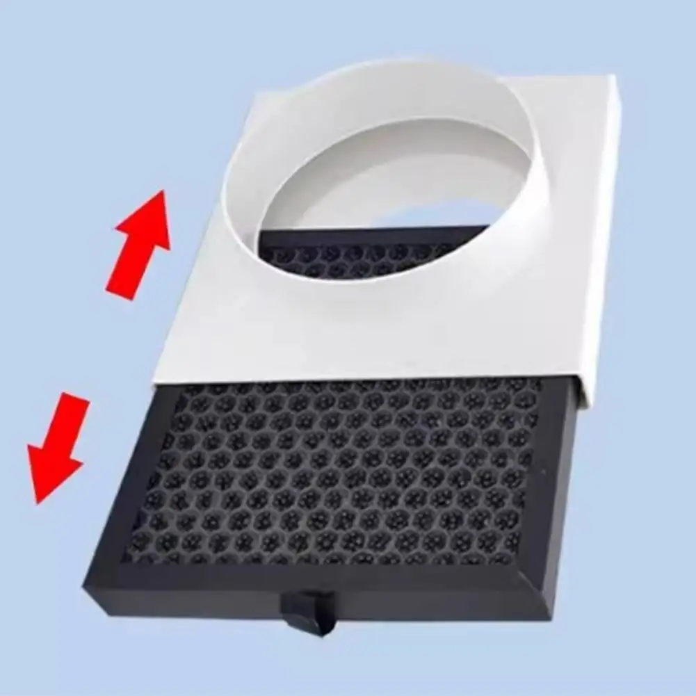 110/160mm Duct Air Filter Inline Ducting Box Ventilation Pre- Filter HEPA Duct Catkins Air Filter For PVC PE Pipes Hardware