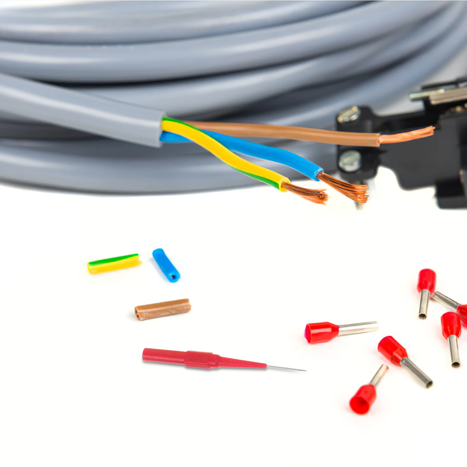 

10pcs Multimeter Test Probes 0.7Mm Precision Wire For Automotive Circuit Testing Repair Tool Kit Puncture Probe Testing Tool