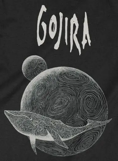 Gojira from Mars to Sirius Mens Black Short Sleeve T Shirt 00s Heavy Metal Graphic Tees