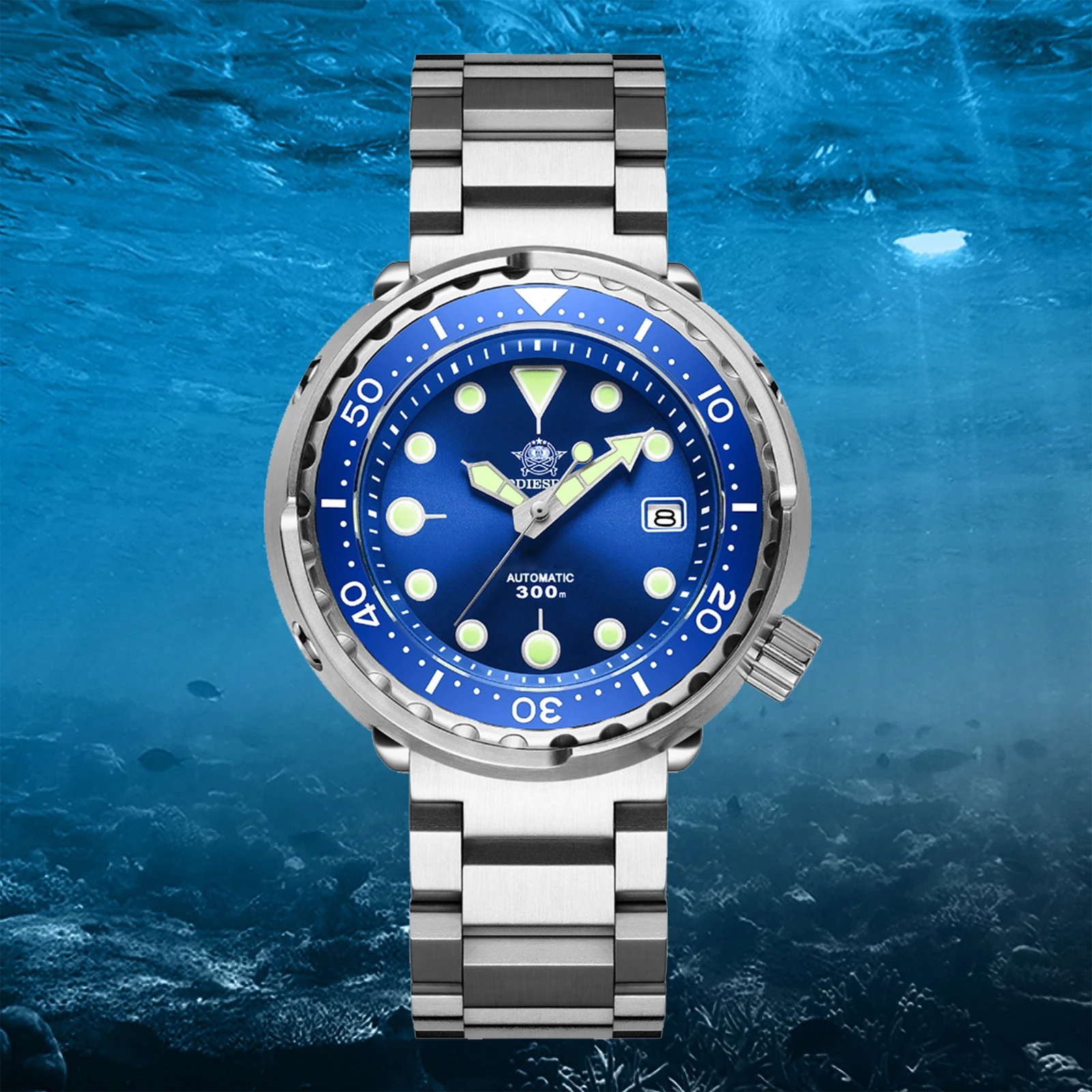 ADDIESDIVE Calendar 30Bar Waterproof Wristwatch for Men Ceramic Bezel Sapphire Glass Super Luminous Automatic Mechanical Watch