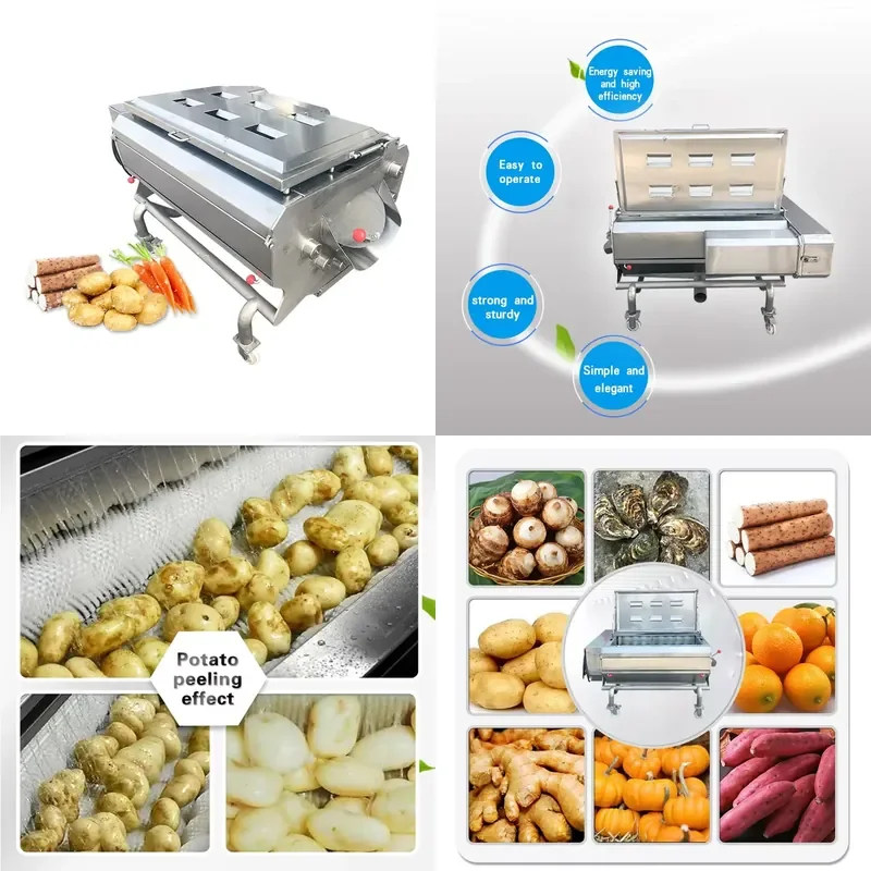 for XXD sweet potato peeling machine efficient vegetable fruit skin remover kitchen tool easy to use durable stainless steel