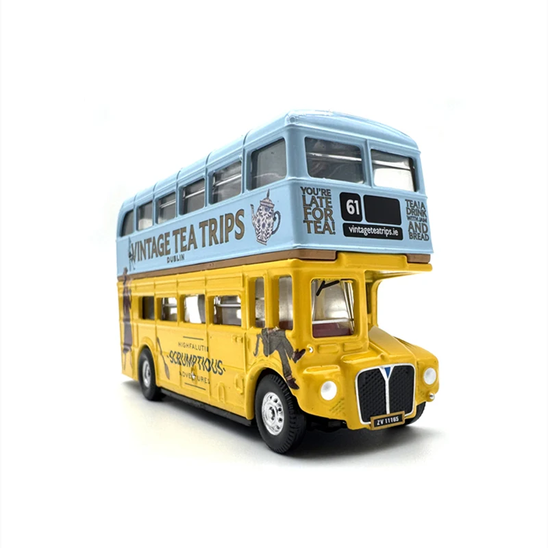 OXFORD Maßstab 1:76 Diecast Alloy London AEC Doppeldecker Bus Spielzeugauto Modell Nostalgie Klassisches Erwachsenen-Souvenirgeschenk Statische Anzeige