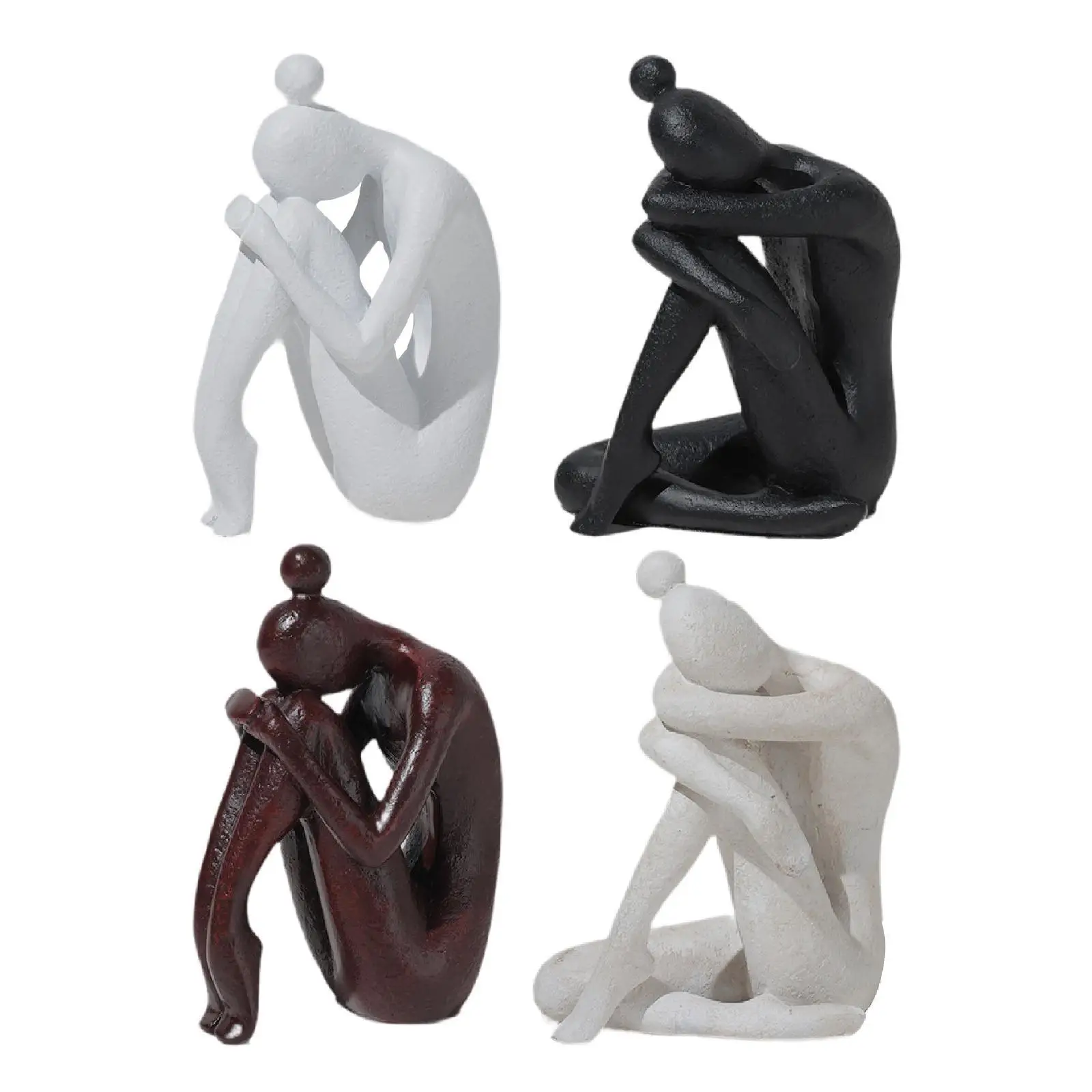 

Abstract Art Sculpture Decorative Book End for Bedroom Living Room Entryway