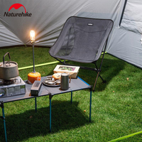 Naturehike L04 Camping Chair Outdoor Portable Foldable Lightweight Aluminum Alloy Stool Picnic Fishing Moon Chair Bearing 150KG