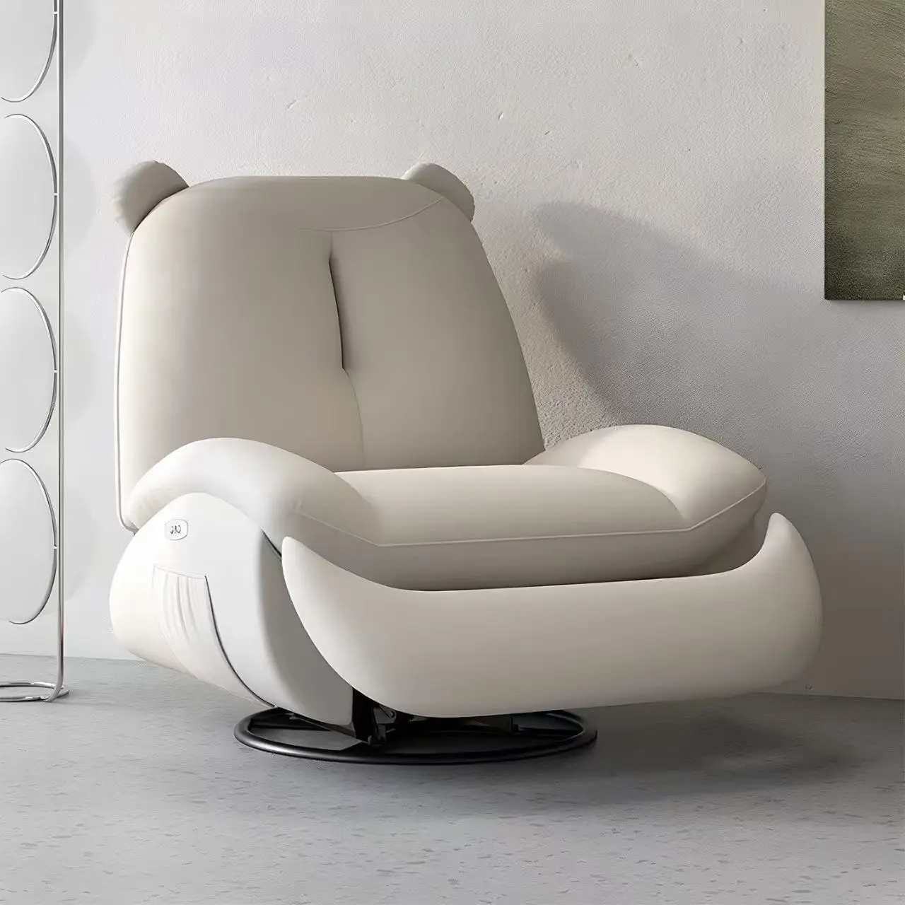 sj-Cream Style Bear Cartoon Lazy Sofa Multifunctional Electric Recliner Rocking Chair Internet-Famous Single Home Theater