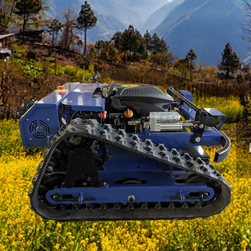 Customized FREE SHIPPING Multifunction Shovel Bulldozer Remote Control Lawn Mower For Orchard Garden Farm Working