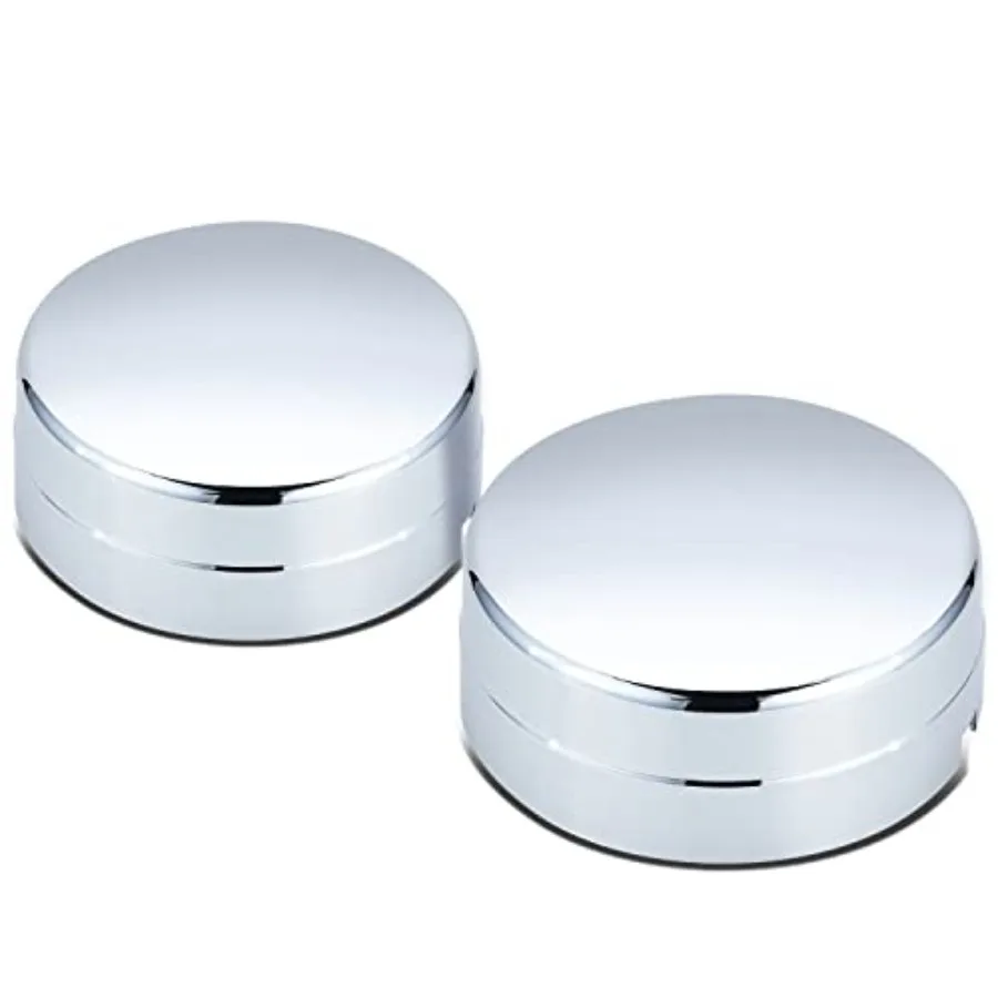 

Set of 2 Rear Wheel Center Caps Compatible with 2003-2018 Ram 3500 DRW Fits Dually Models with 17" Wheel Chrome