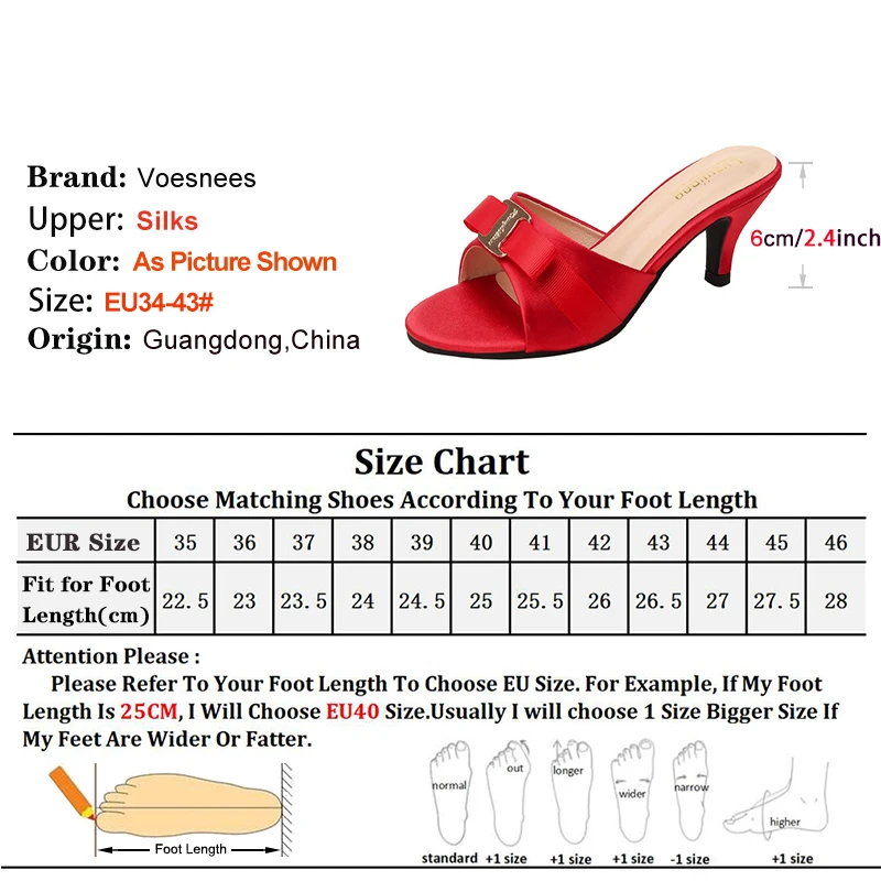 6CM Party Shoes For Women High-quality Summer Silk Sandals Fashion Lady Bowknot Stiletto Heels Outdoor Green Slippers Size 34-43