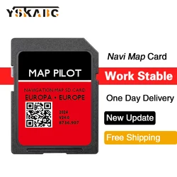 NTG4.5 system Upgrade Europa 2024 Map GPS Navigation for Mercedes A B C E-class CLA CLS GLA GLK Sat Nav SD Card Code 509
