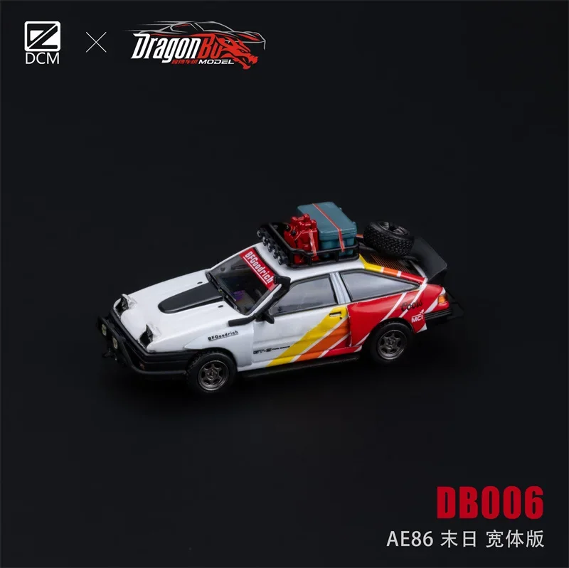 D.BoModel & DCM Diecast Model Car, AE86 Limited 999, 1:64, pré-encomenda