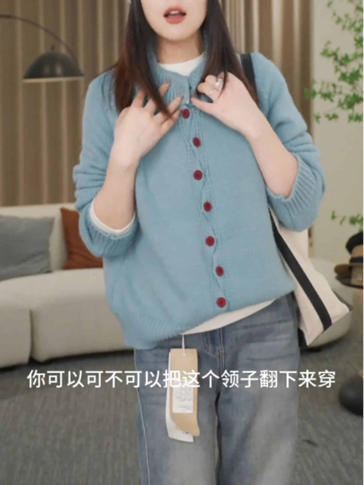 Pullover, Pullover, Strickjacken, Damen, Kaschmir, Damen, Lurex, gewellter Rand, normaler französischer Stil, raffiniert, elegant, raffiniert, schick, OL