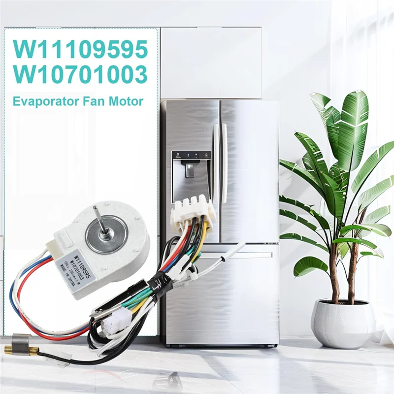 

【A04R】для Whirlpool Kitchenaid, холодильник, испаритель, замена двигателя вентилятора W11109595 W10701003, подходит для 4534628 AP6238169