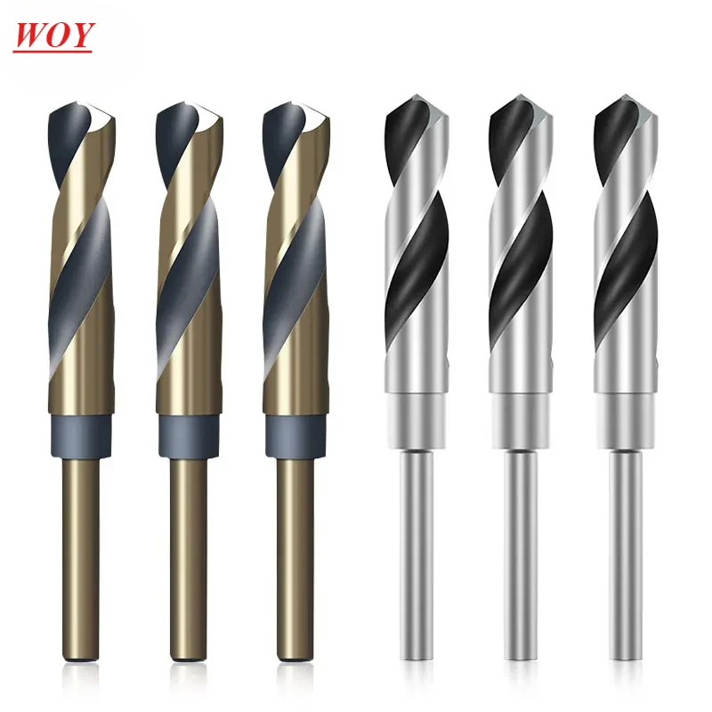 WOY Twist Drill Bit 1/2 Inch HSS M2 M35 Cobalt Metal Steel Hole Making Tool CNC Drilling 12mm Shank 12~35mm