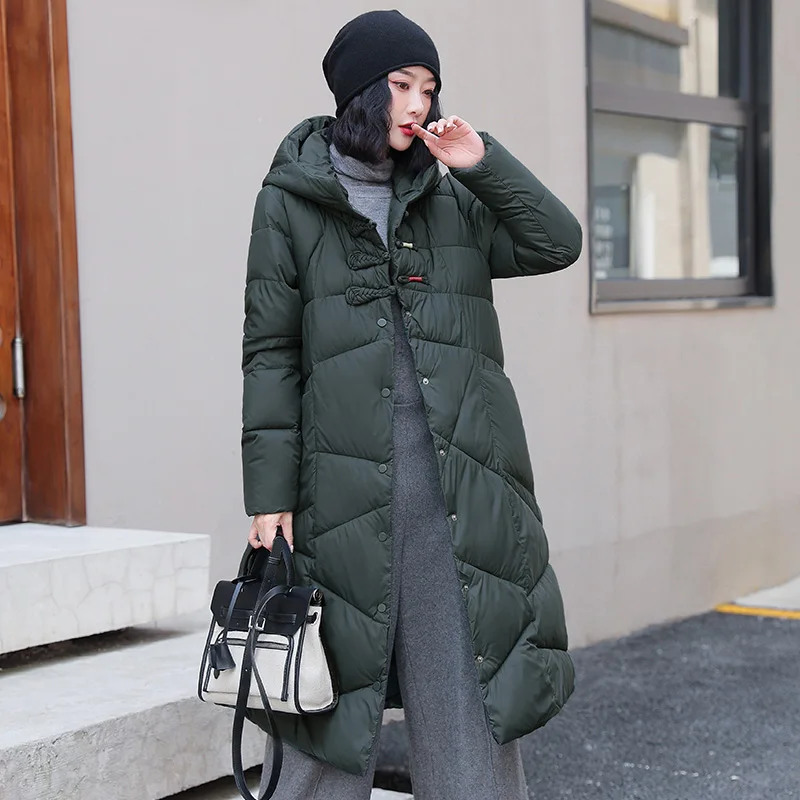 

2022 Winter Parkas Women Warm Down Cotton padded Jacket Female Casual Loose Outwear Cotton-padded Coat