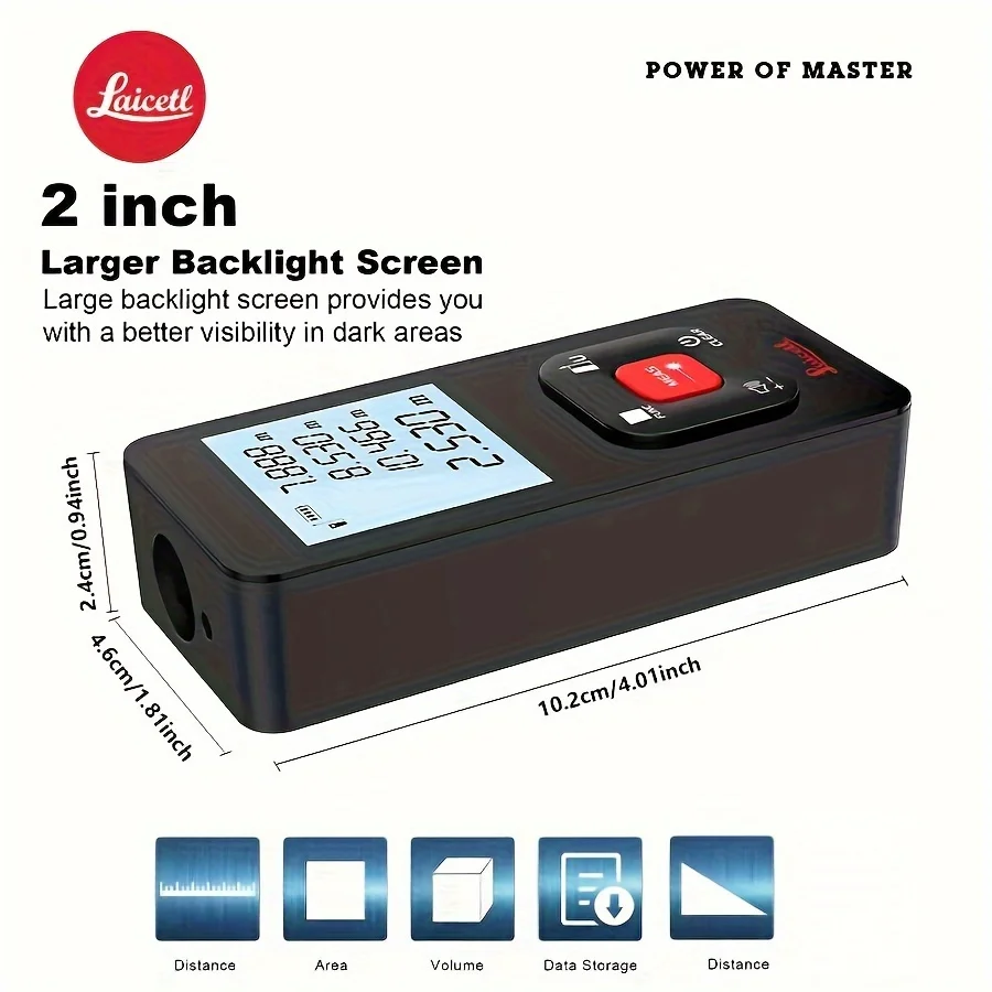 أداة قياس محدد المدى بالليزر لمسافات طويلة - جهاز قياس دقيق لقياس المسافة #5