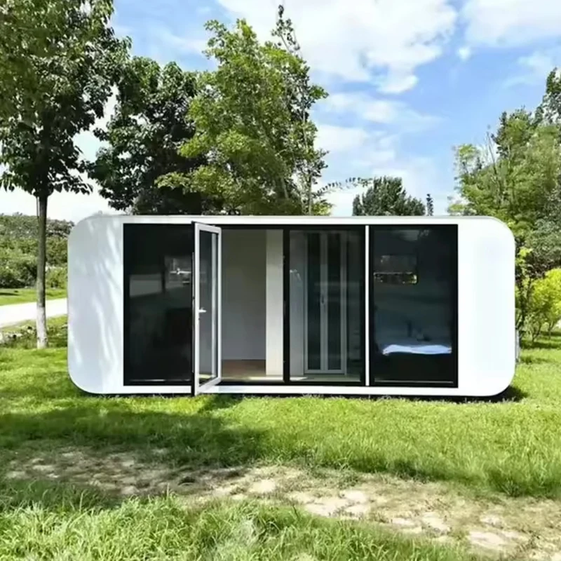 40FT فيلا فاخرة توسيع مزدوجة الجناح حاوية قابلة للطي منزل الجاهزة المحمول الجدة نمط مسطح #1