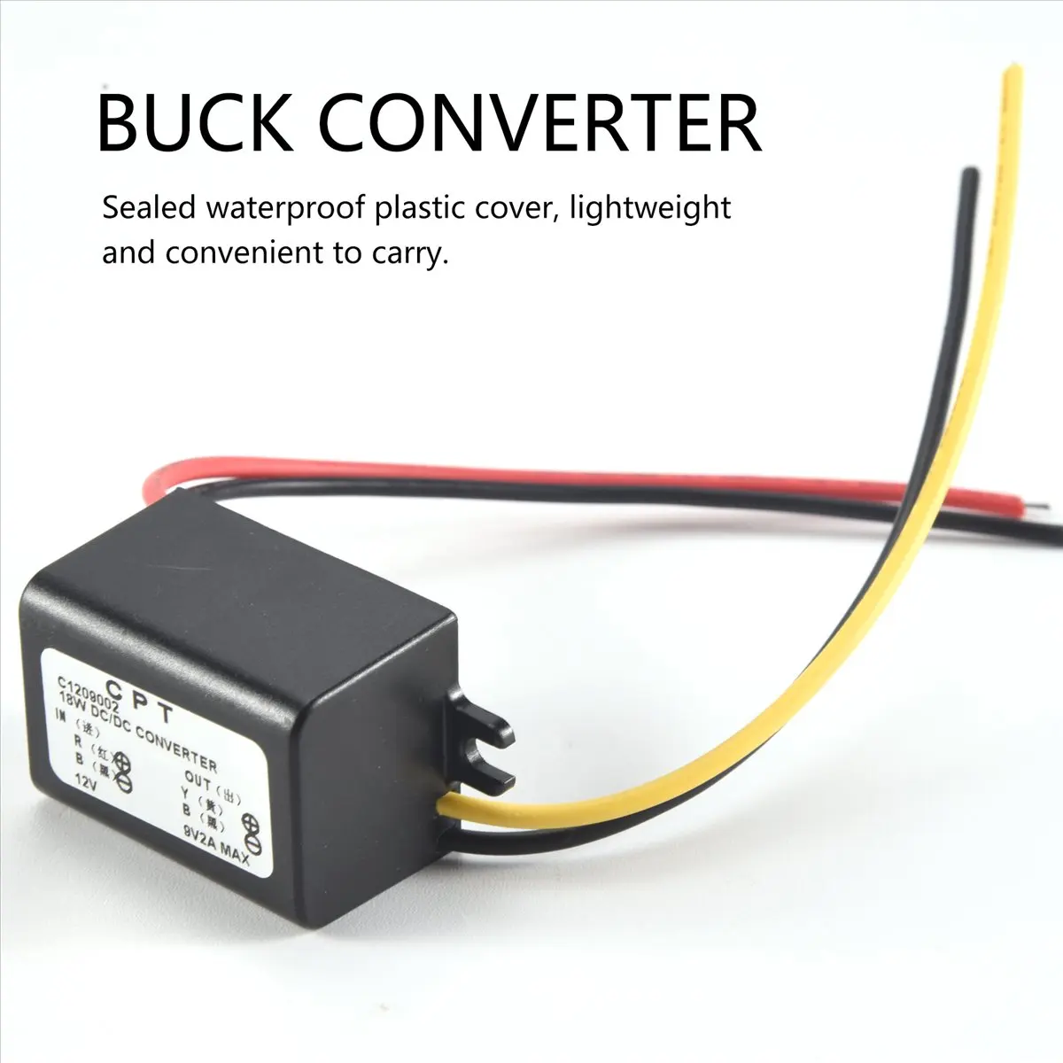 

Stable- 12V to 9V DC-DC Buck Converter Step Down Module Power Supply Voltage Regulator