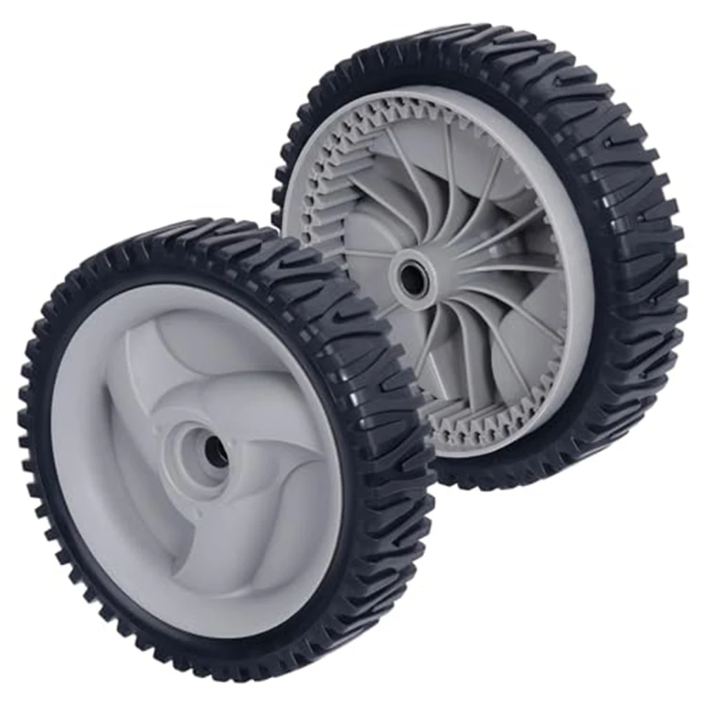 Front Drive Replacement Wheels for Lawn Mowers 2 Pieces 8 Inch Diameter Compatible with 583719501 and 532402657 Models