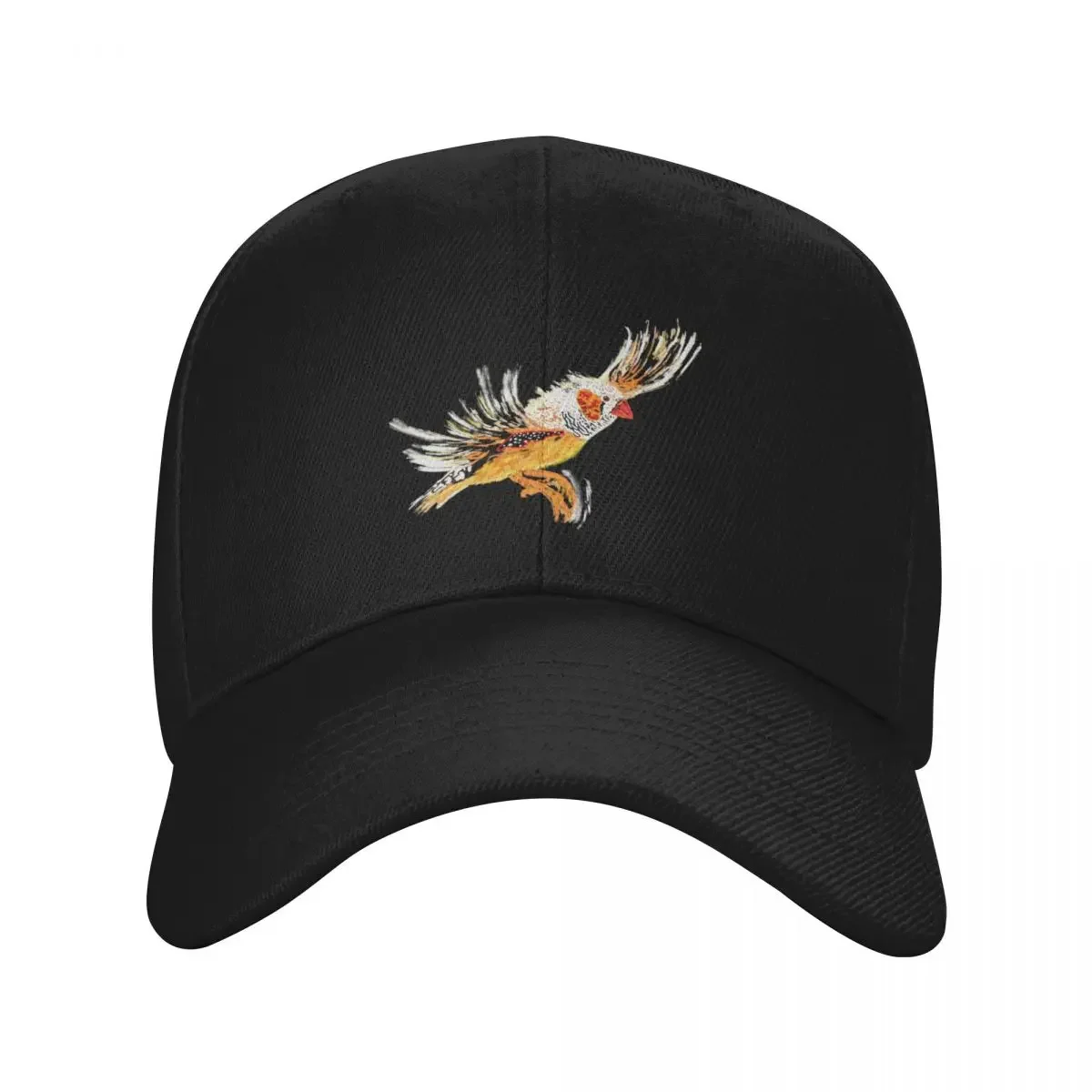 Flying Zebra Finches - no. 5 (dark) Baseball Cap designer cap Sun Cap Hat Luxury Brand Caps Male Women's