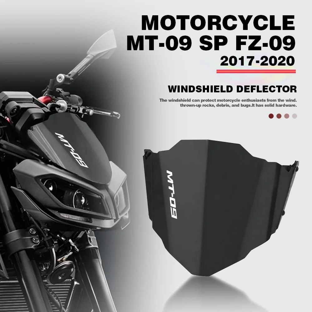 

Windshield Wind Deflector Cover Guard Protector FOR YAMAHA MT-09 SP FZ-09 2017 2018 2019 2020 Motorcycle Accessories Aluminum