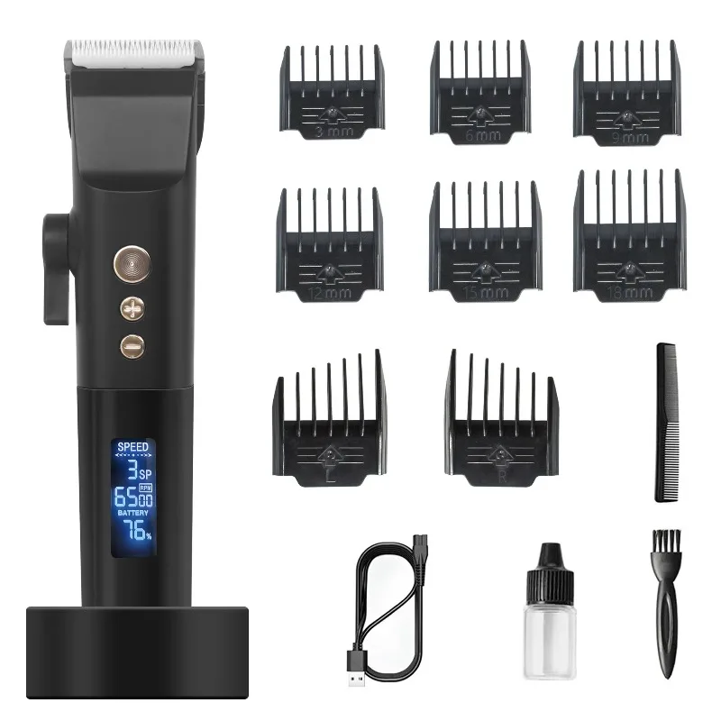 mini dog clipper Rechargeable Electric Dog Grooming Clipper Stainless Steel Pet Hair Trimmer Cordless Dog Hair Shaver Accessorie