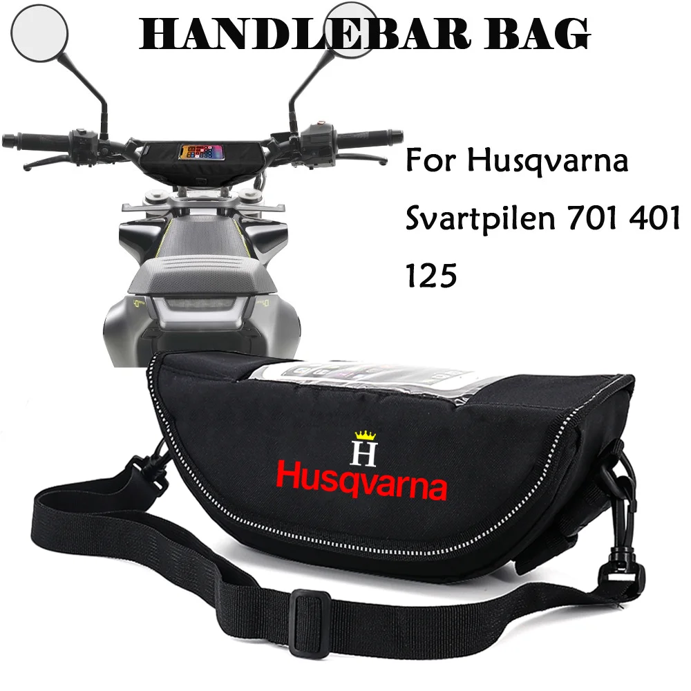 

Handlebar Bag for Husqvarna Svartpilen 701 401 125 Nuda 900 R Sports Motorcycle Steering Wheel Navigation Bag