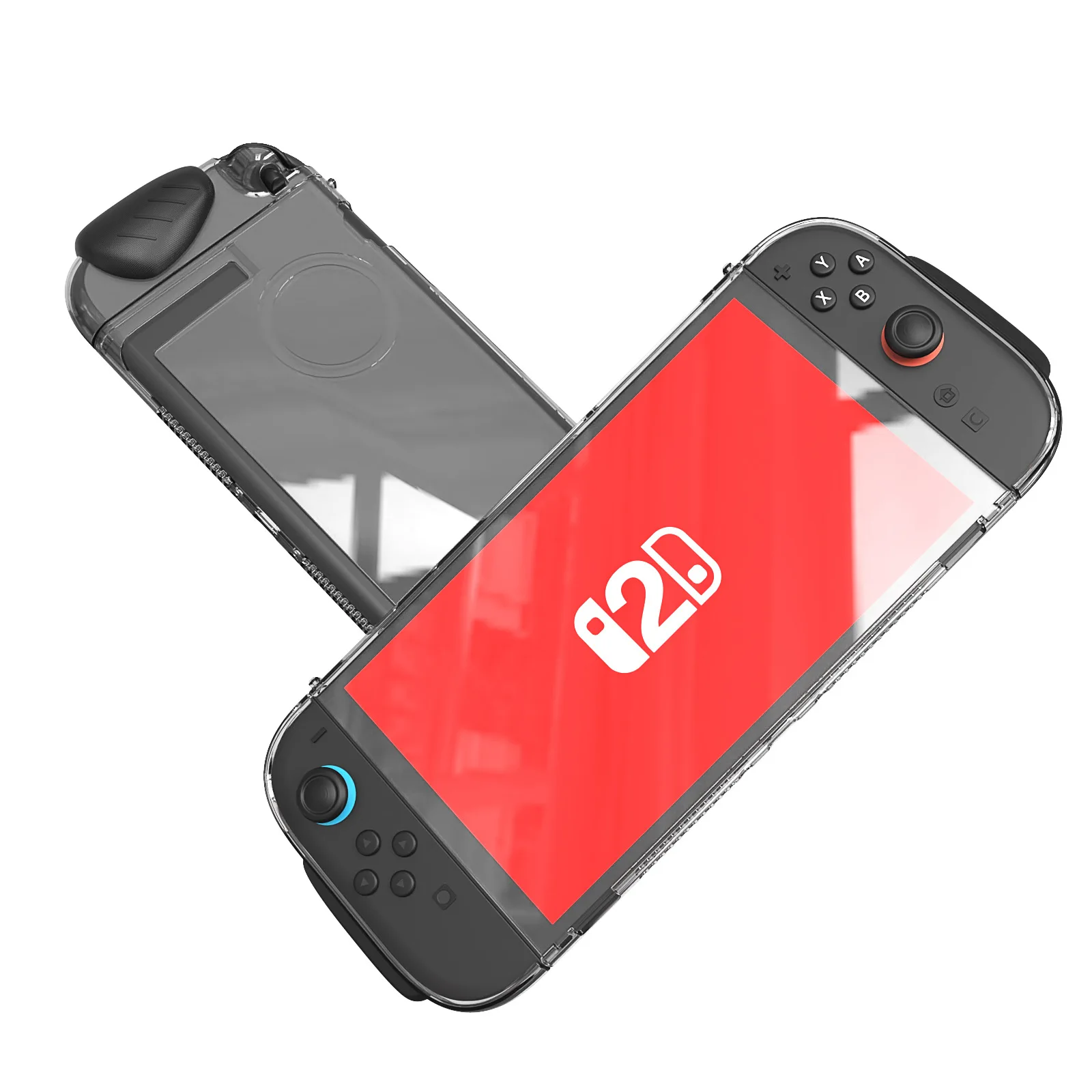 Защитный чехол с ручкой для Nintendo Switch 2 2025, модель, кристально прозрачный твердый чехол для игровой консоли NS2