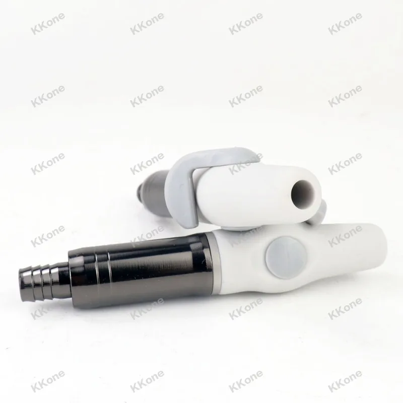 2Pcs Dental Instruments Consumables High-End Metal Strong & Weak Suction Handles with Switch Control Adjustable