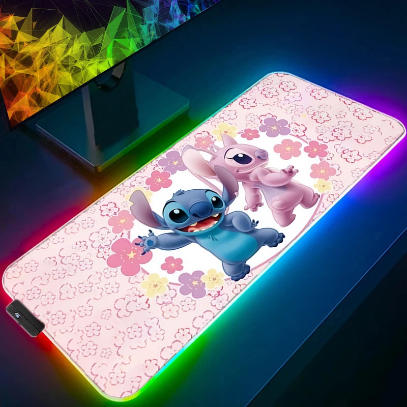 Large RGB Mouse Pad xxl Gaming Mousepad LED Mause Pad Gamer Copy Stitch Mouse Carpet Big Mause Pad PC Desk Pad Mat with Backlit