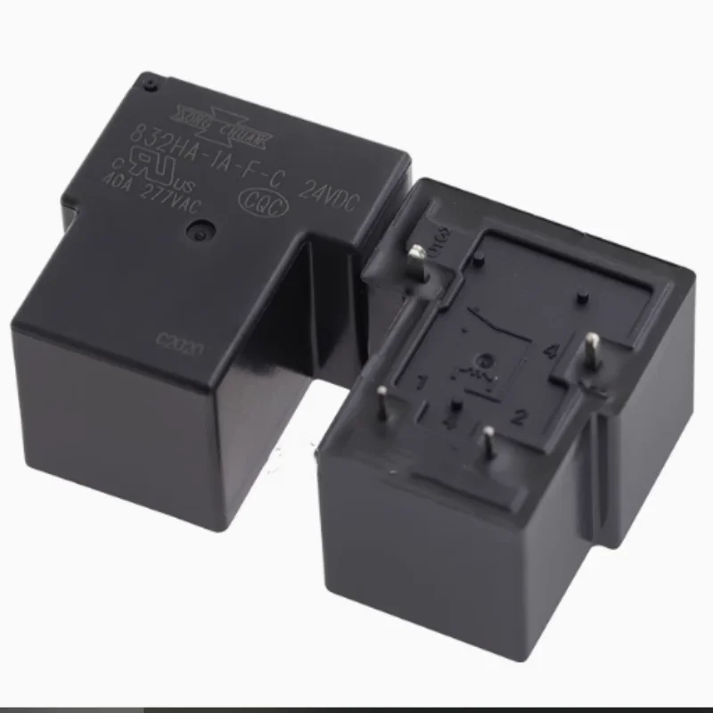 

24VDC 832A-1A-F-S SPST NO Relay Unlabeled Lead White Color for Electronic Components Market