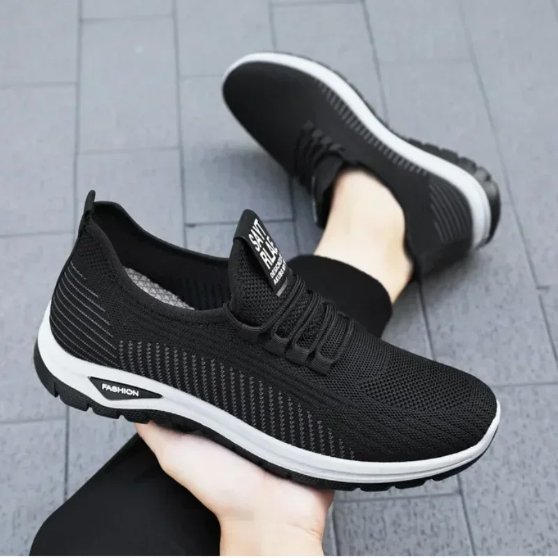 Men's shoes summer 2024 new breathable outdoor single shoe strap convenient running shoes sports shoes