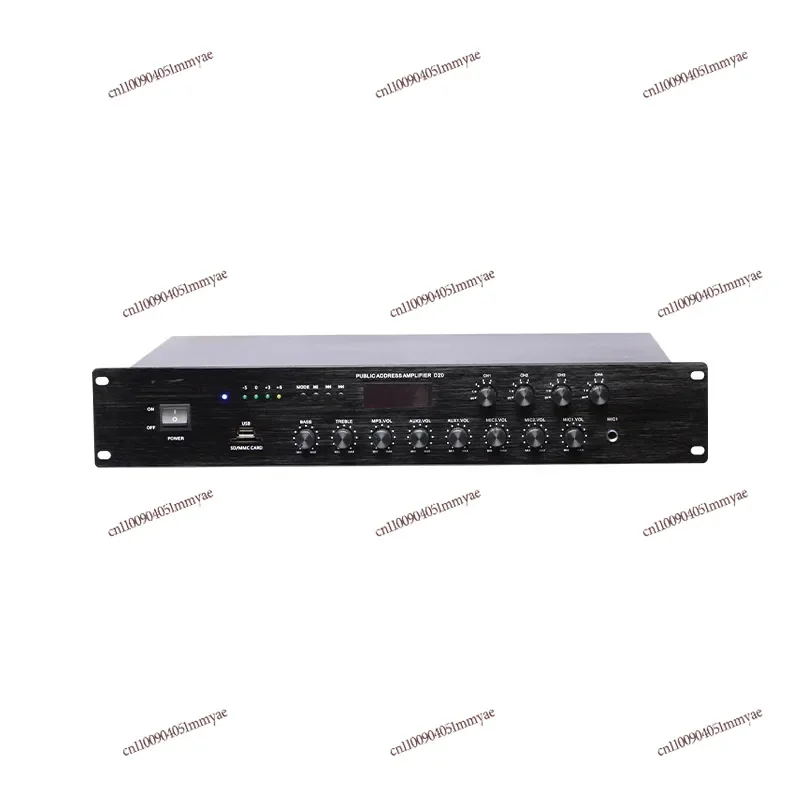 

High-Power 4-Zone Stereo Amplifier for Home Theatre Computer & Stage Factory Wholesale Constant Voltage Broadcast Amplifier