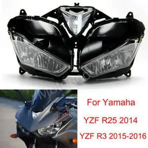 Motorcycle Parts LED Front  original OEM Head Lamp for Yamahas YZF-R25 R3 Clear