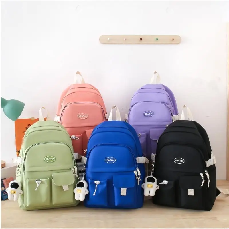4pcs School Backpack with Shoulder Bag Handbag Pencil for Case Multi Pocket Travel Daypack Bookbag for Teenager Stu