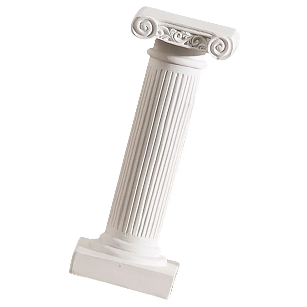 

Roman Column Statue Pillar for Wedding Outdoor Decorations Garden Photo Resin Mini Statues