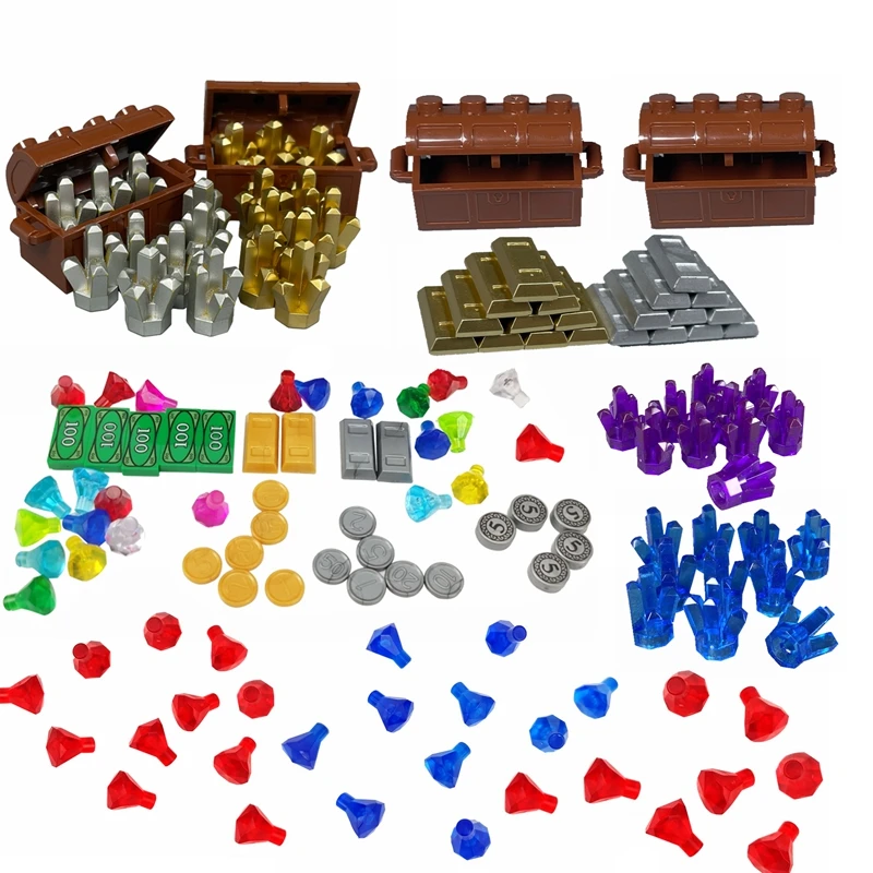 장인의 손끝에서 탄생한 창의력의 보물상자: MOC Ideas 금은보석 블록 세트로 아이의 꿈을 키우다