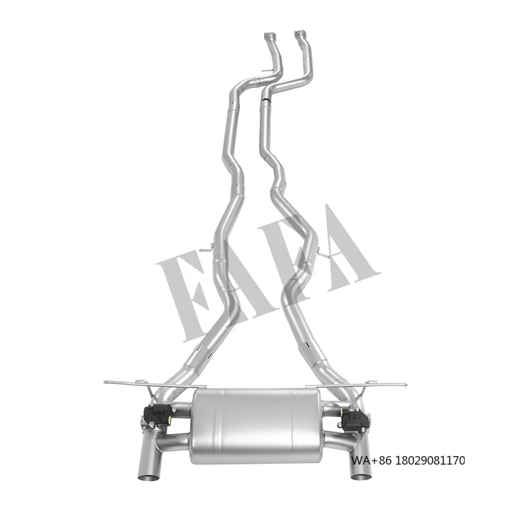 

Высокопроизводительная выхлопная система для BMW M4 F82 3.0T 2014 года: верхний задний сегмент, электрический клапан, глушитель, выхлопная труба