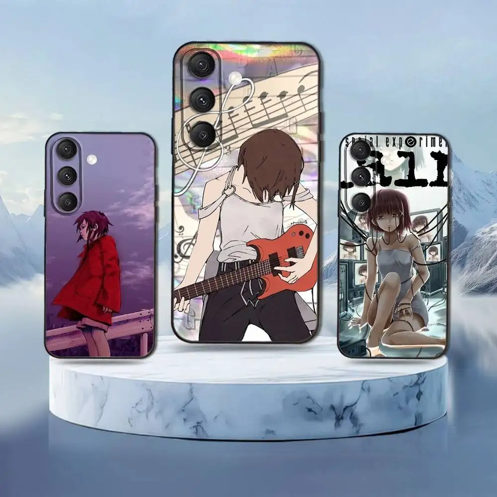 

Serial Experiments L-Lain Phone Case For Samsung Galaxy S25,S24,S21,S22,S23,S30,Ultra,S20,Plus,Fe,Lite,Note,10,9,5G Black Cover