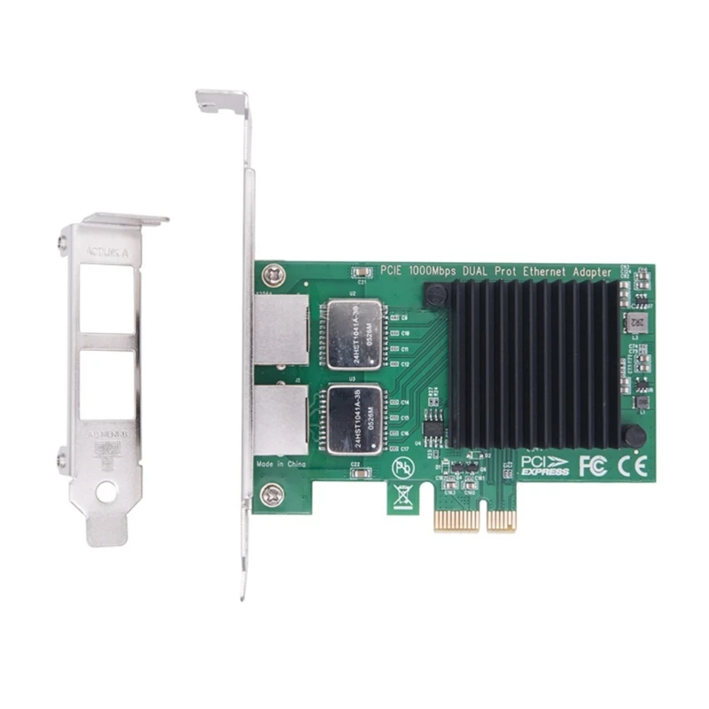 بطاقة شبكة جيجابت عالية السرعة 2/4 منفذ PCIe 4X جيجابت 1000 متر PCIE إيثرنت محول بطاقة تحكم PCIE 4X محول الشبكة HXBE